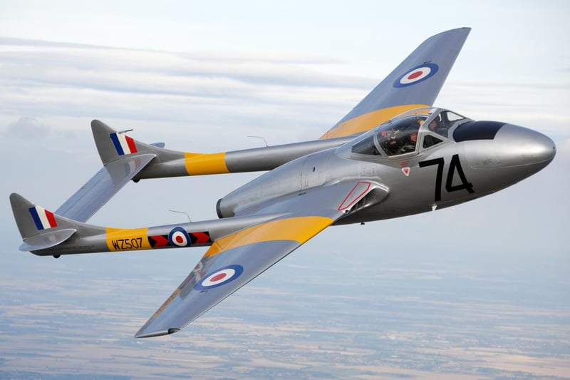 The country's only remaining airworthy former RAF Vampire jet trainer will be at the show