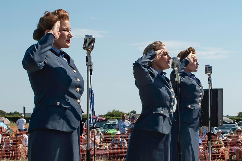 The D-Day Darlings perform