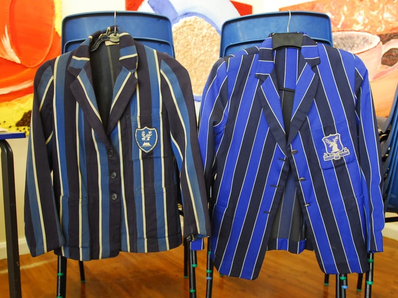 Some of the distinctive old school blazers.