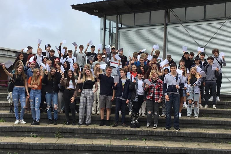 Relief and delight as Tanbridge pupils find out their results