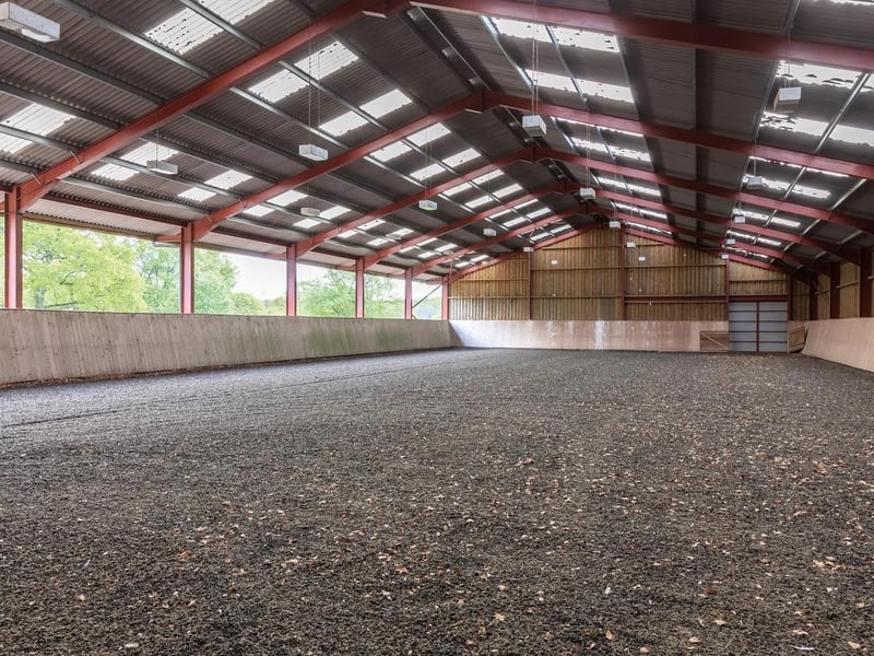 The indoor arena