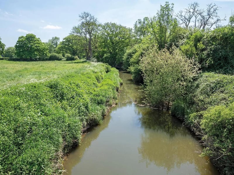 The River Arun runs through land at the property