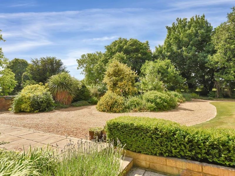 A Northamptonshire five-bedroom home home complete with more than an acre of land, a mooring and a fishing rights is on the market. 
(Listed by Sharman Quinney and marketed by Rightmove).