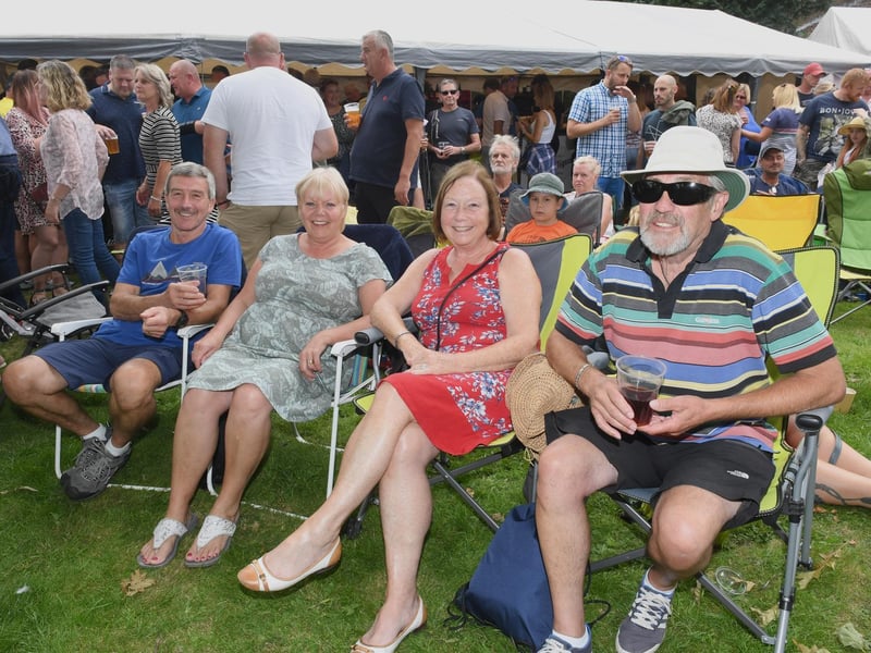 Bands on the Bank at Bateman's Bank in Wainfleet.