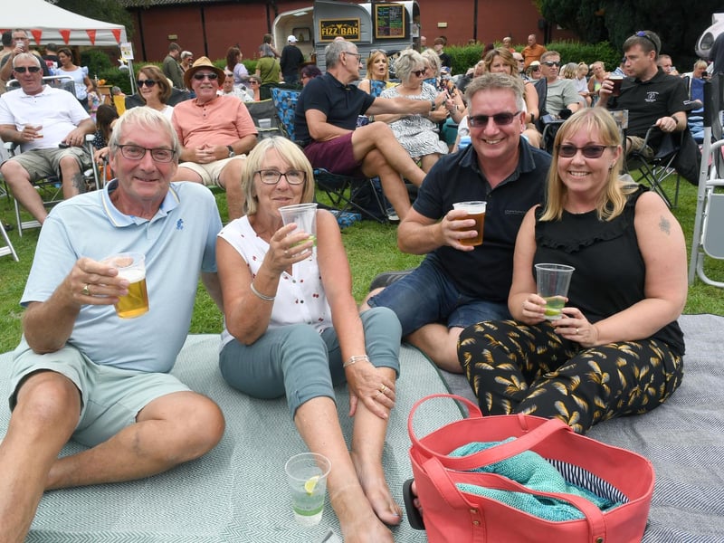 Bands on the Bank at Bateman's Bank in Wainfleet.