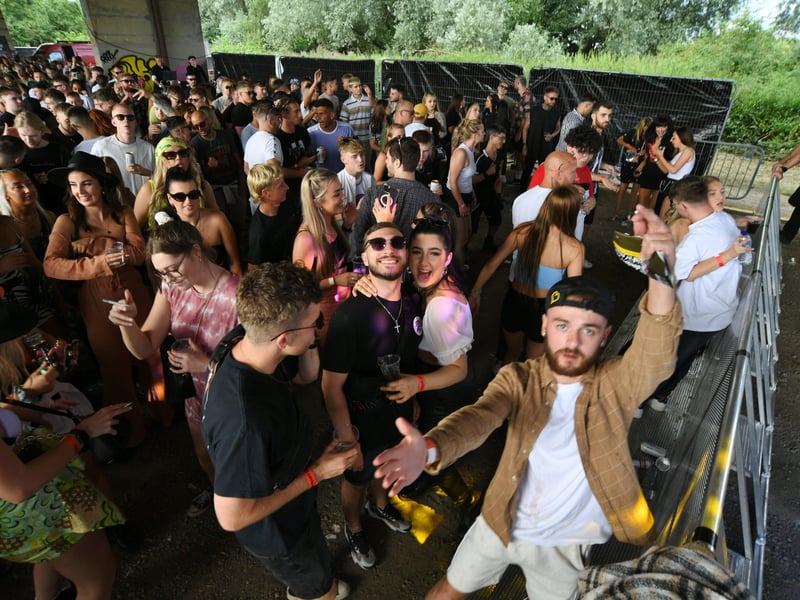 Mixology music event under the Nene Parkway bridge at Orton Mere. Pictures: David Lowndes