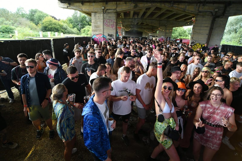 Mixology music event under the Nene Parkway bridge at Orton Mere. Pictures: David Lowndes