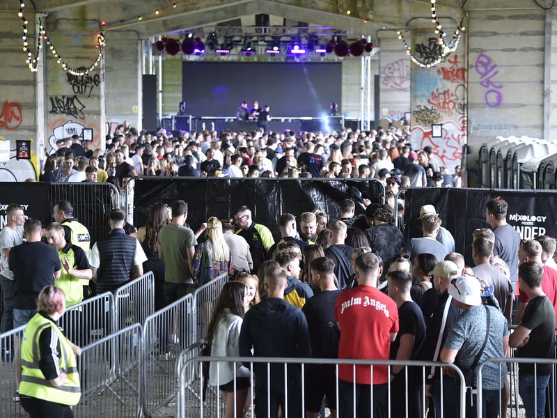 Mixology music event under the Nene Parkway bridge at Orton Mere. Pictures: David Lowndes