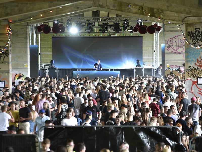 Mixology music event under the Nene Parkway bridge at Orton Mere. Pictures: David Lowndes