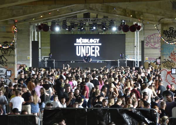 Mixology music event under the Nene Parkway bridge at Orton Mere. Pictures: David Lowndes