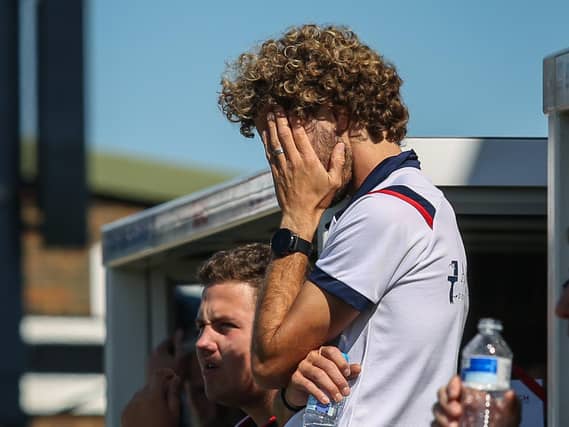 It was a losing end to Sergio Torres' time at Eastbourne Borough as the Sports lost 5-0 at home to Hampton and Richmond / Pictures: Andy Pelling
