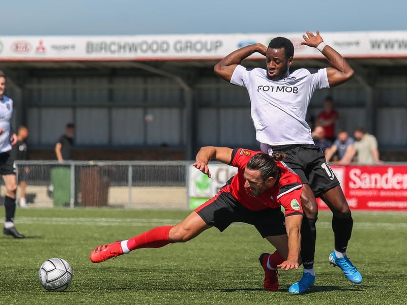 It was a losing end to Sergio Torres' time at Eastbourne Borough as the Sports lost 5-0 at home to Hampton and Richmond / Pictures: Andy Pelling