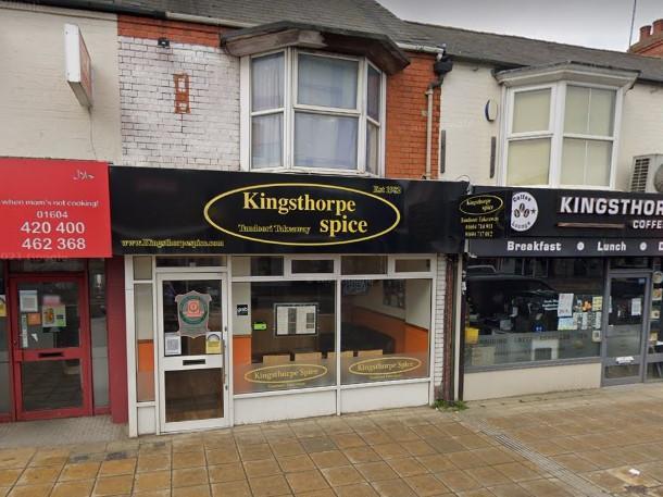 Kingsthorpe Spice, in Alexandra Terrace, has a 4.7 out of five star rating from 56 Google reviews
