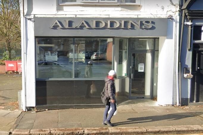 Aladdins Balti, in Bridge Street, has a 4.6 out of five star rating from 274 Google reviews
