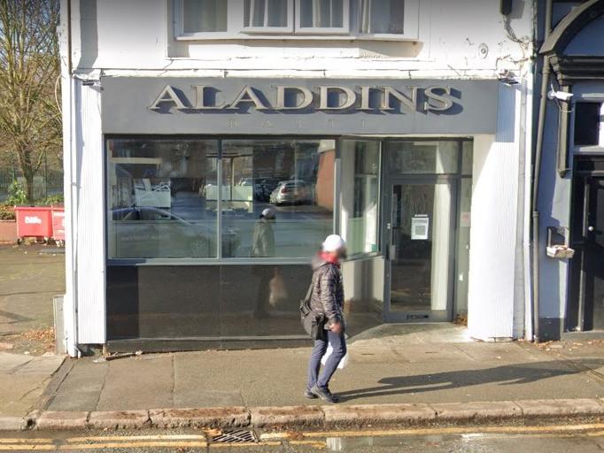 Aladdins Balti, in Bridge Street, has a 4.6 out of five star rating from 274 Google reviews