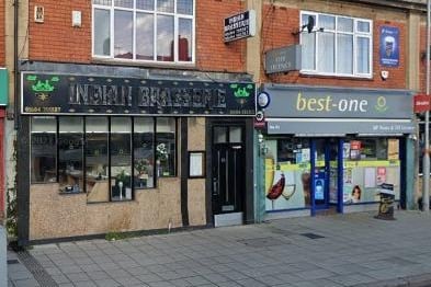 Indian Brasserie, in Weedon Road, has a 4.6 out of five star rating from 140 Google reviews