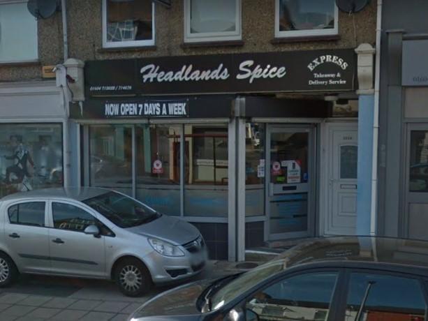 Headlands Spice, in Birchfield Road East, has a 4.5 out of five star rating from 62 Google reviews