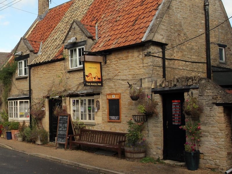 The Angel Inn, Main Street, Yarwell: “Convivial, dog-friendly local for real ales, cider and pub grub, plus live bands and a beer garden.”