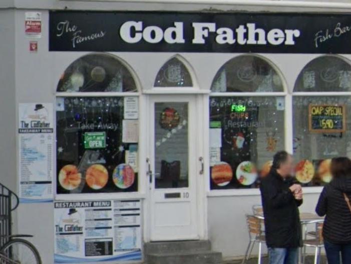 The Codfather Fish Bar in East Parade, Hastings has 4.5 stars from 551 reviews on Google. Photo: Google