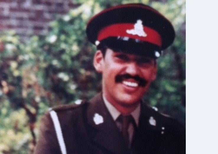 Cocoa Fowler in his military days.