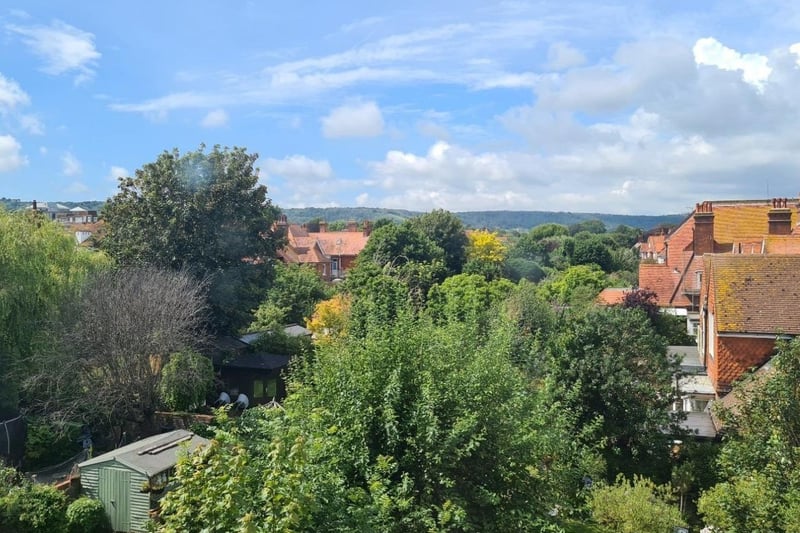 The view from the Old Orchard Road semi-detached house SUS-210817-142830001