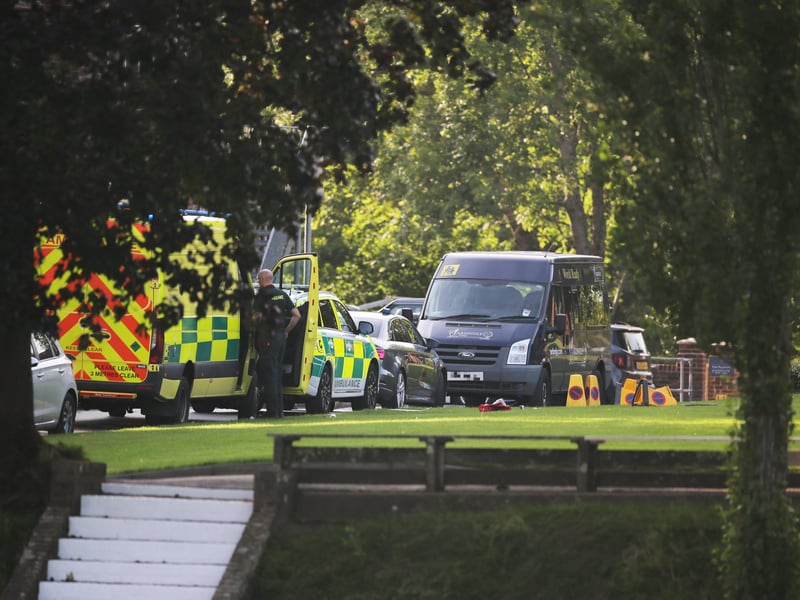 Incident at Ardingly College. Photo by Eddie Mitchell.