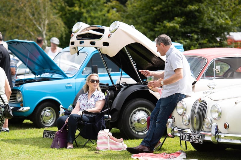 Classic cars and vehicles were on show