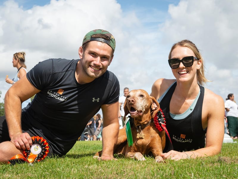 The Best in Show dog was Frank, a Hungarian Vizsla with owners Emma Gazeley and George Hayes (from Do You even Bootcamp!?)