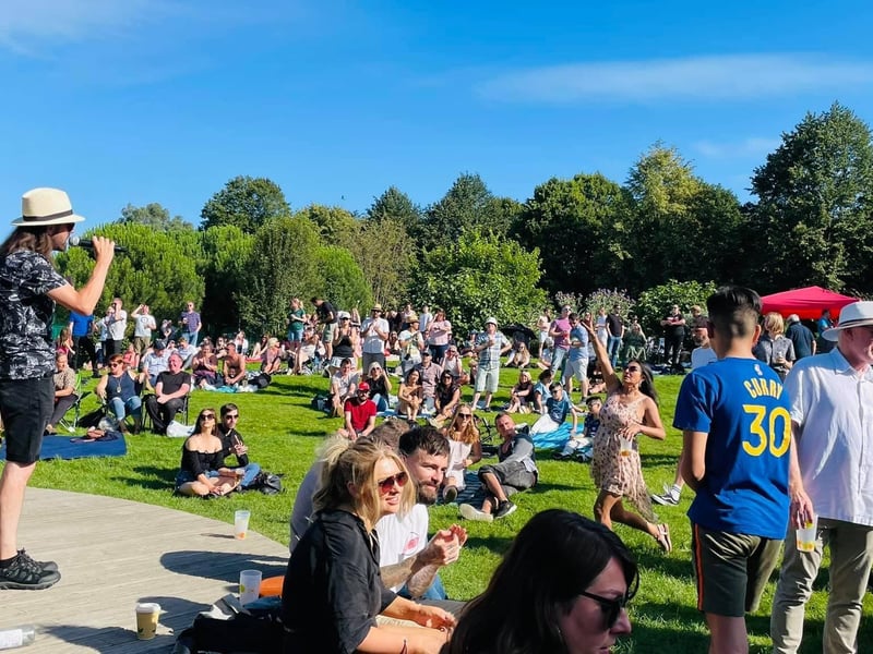 Crowds at this year's Horsham Battle of the Bands. Picture: Stuart Scarry SUS-210817-121801001