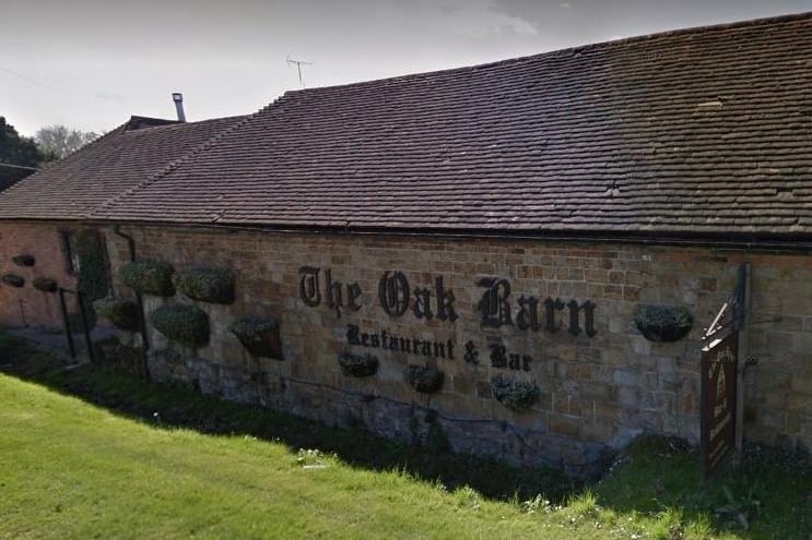 The Oak Barn Bar & Restaurant in Cuckfield Road, Burgess Hill, has an overall rating of 4.5 stars out of five from 782 Google reviews. The original 250-year-old barn features oak floors and old Sussex sandstone, as well as an upstairs gallery that overlooks the restaurant. Picture: Google Street View.