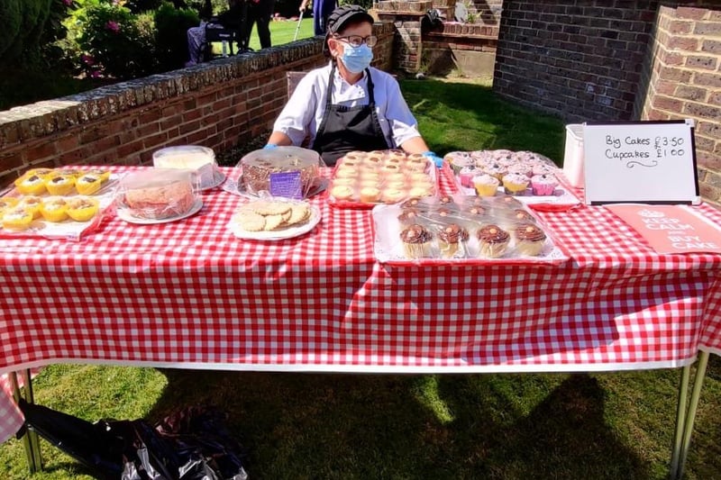 A variety of cakes were on sale at the event. Picture: Haywards Heath Town Council.