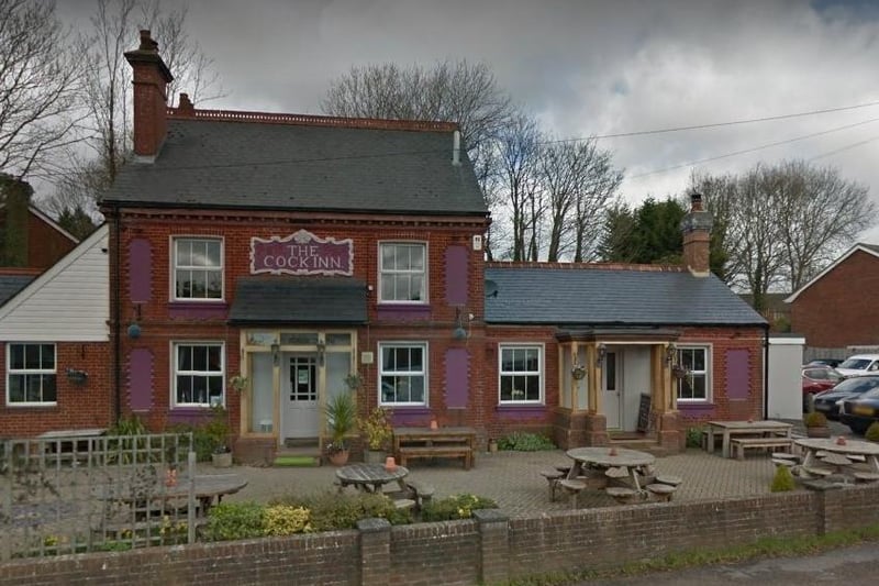 The Cock Inn in North Common Road, Wivelsfield Green, has a rating of 4.6 from 316 Google reviews. It has three different areas – bar, restaurant and sports bar – and is 'a village pub in the finest tradition'. Picture: Google Street View.
