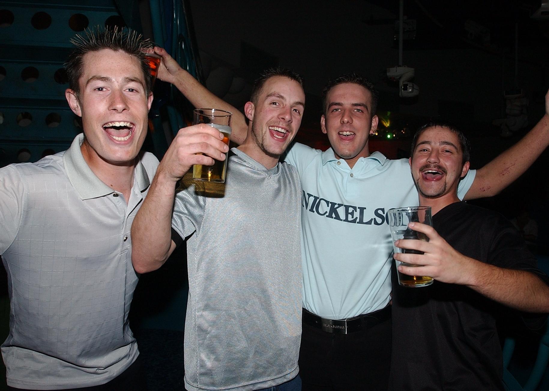 Clubbers at Peterborough’s Liquid in 2002