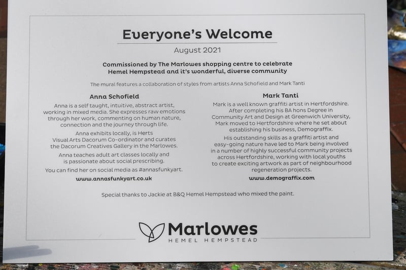 Everyone's Welcome sign