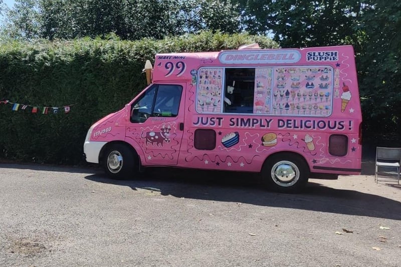 An ice cream truck offered freezing cold treats on a hot day. Picture: Haywards Heath Town Council.