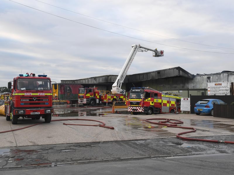 Crews have remained at the scene for some time.