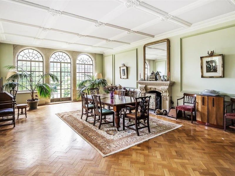 The dining room