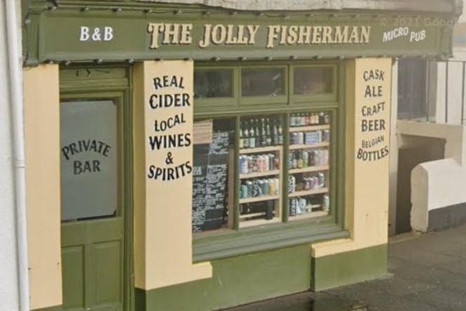 The Jolly Fisherman in East Beach Street has 4.6 stars from 247 reviews on Google. Photo: Google