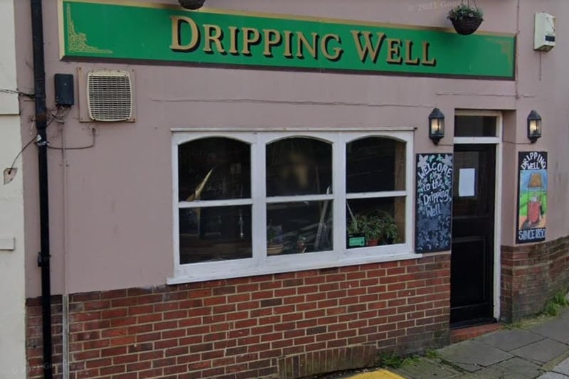 The Dripping Well in Dorset Place, Hastings has 4.5 stars from 73 reviews on Google. Photo: Google