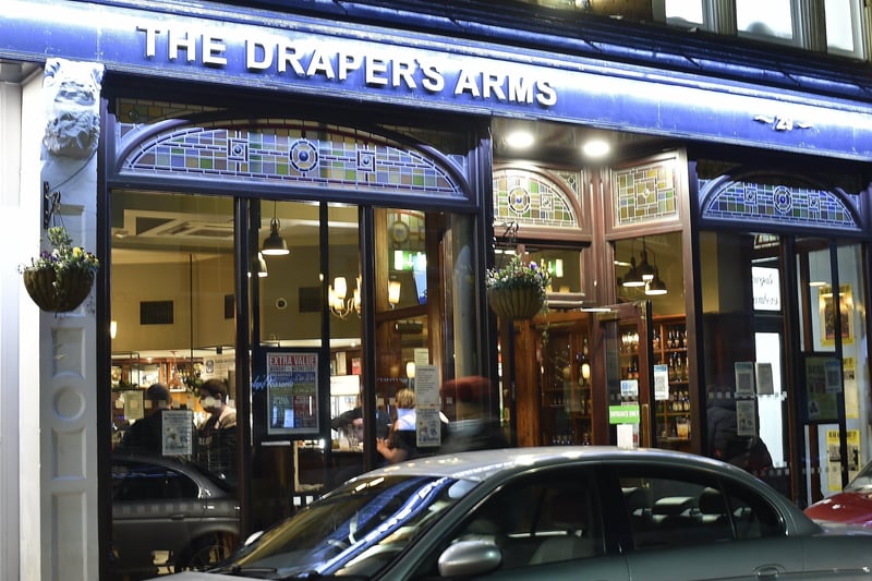 Draper's Arms in Cowgate: Citi 1 Queensgate stop. Walk 2 minutes (0.1 miles) to The Stoneworks