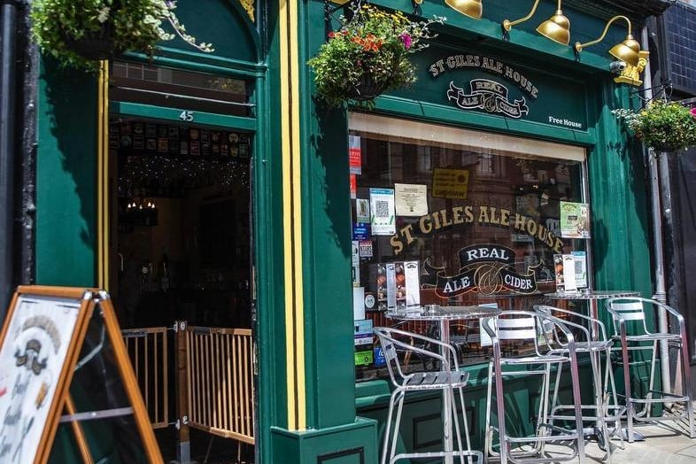 St Giles Ale House, in St Giles' Street, has a 4.6 out of five star rating from 192 Google reviews