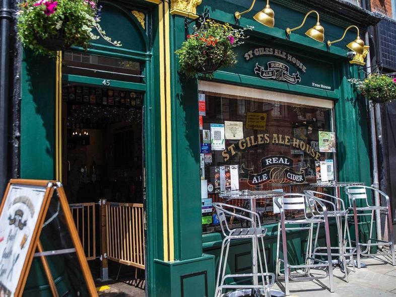 St Giles Ale House, in St Giles' Street, has a 4.6 out of five star rating from 192 Google reviews