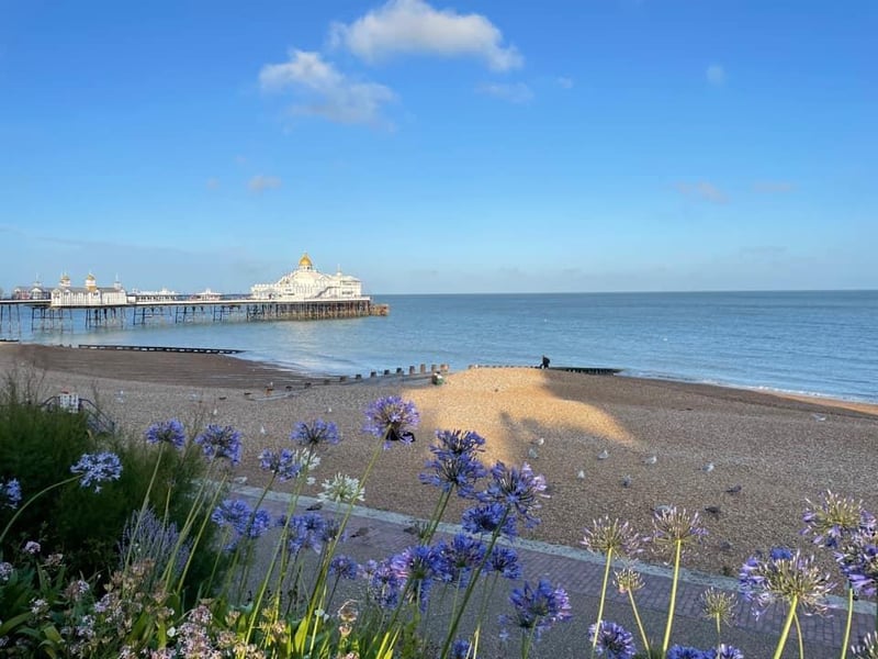 Berenice Pringle posted this image on our Eastbourne Herald page with the message: 'Taken by me last week. A little early evening sunshine on the seafront.'