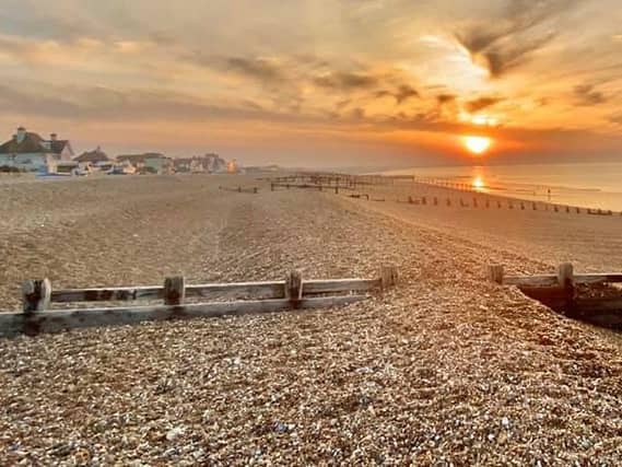 Herman Leech posted this image of Pevensey Bay on our Eastbourne Herald page