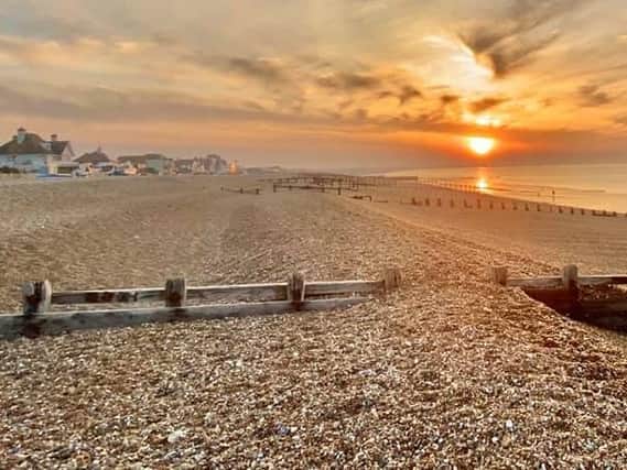 Herman Leech posted this image of Pevensey Bay on our Eastbourne Herald page