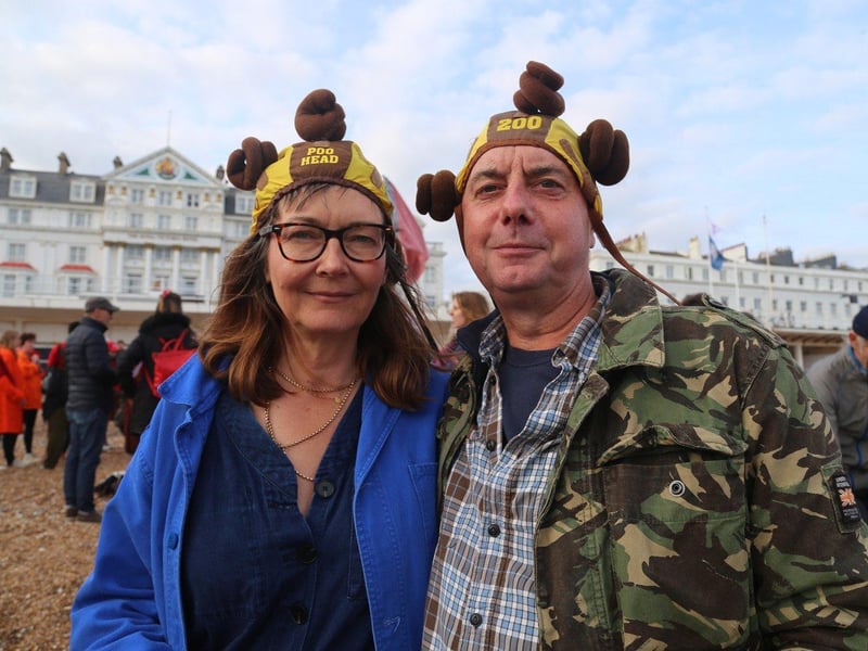 Protest against Southern Water on St Leonards seafront on August 20 following last month's sewage leak in Bulverhythe. Picture by Hastings and St Leonards Clean Water Action SUS-210821-121134001