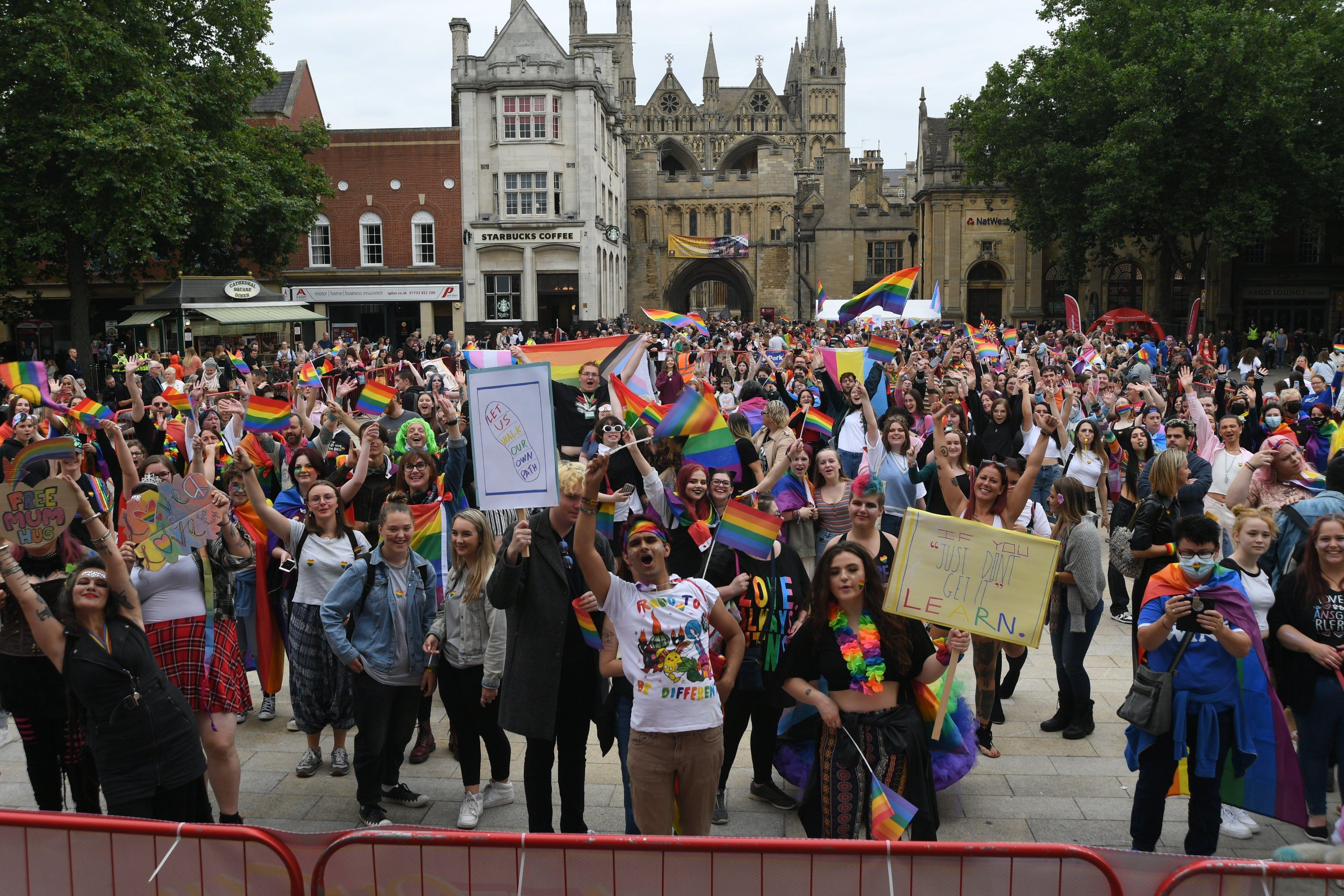 Peterborough's Pride event. Pictures: David Lowndes
