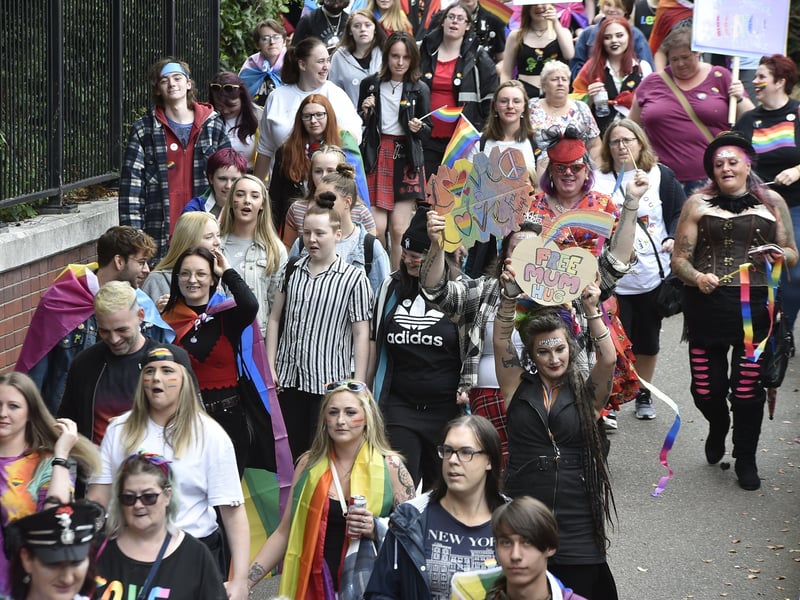 Peterborough's Pride event. Pictures: David Lowndes