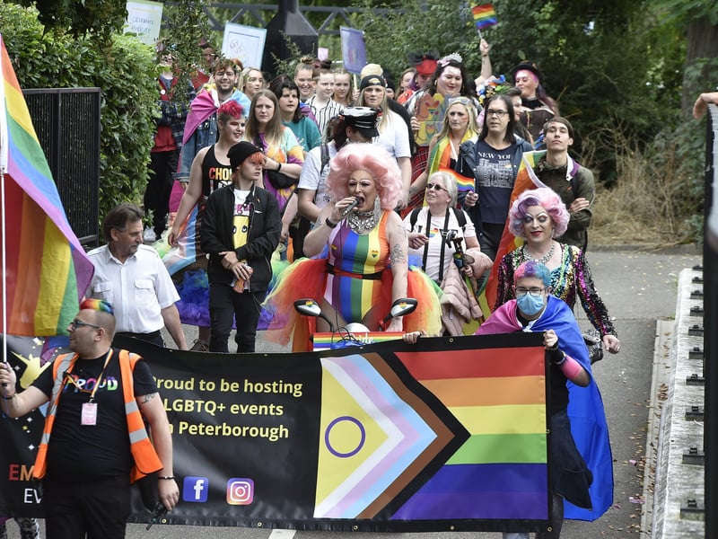 Peterborough's Pride event. Pictures: David Lowndes