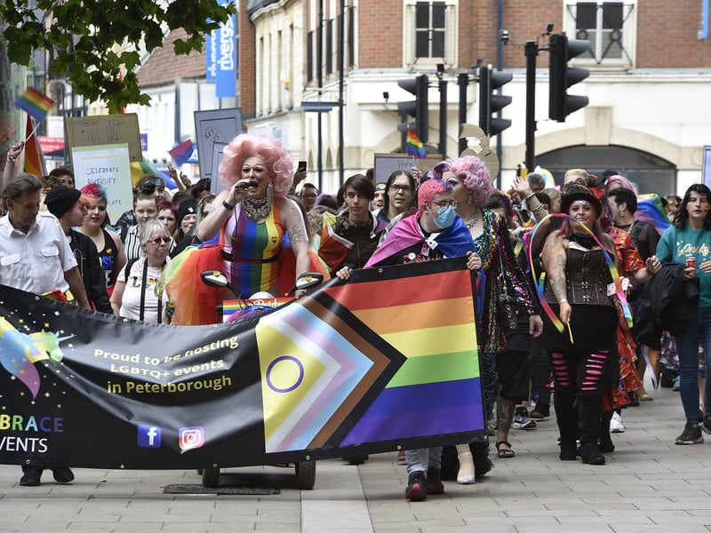Peterborough's Pride event. Pictures: David Lowndes
